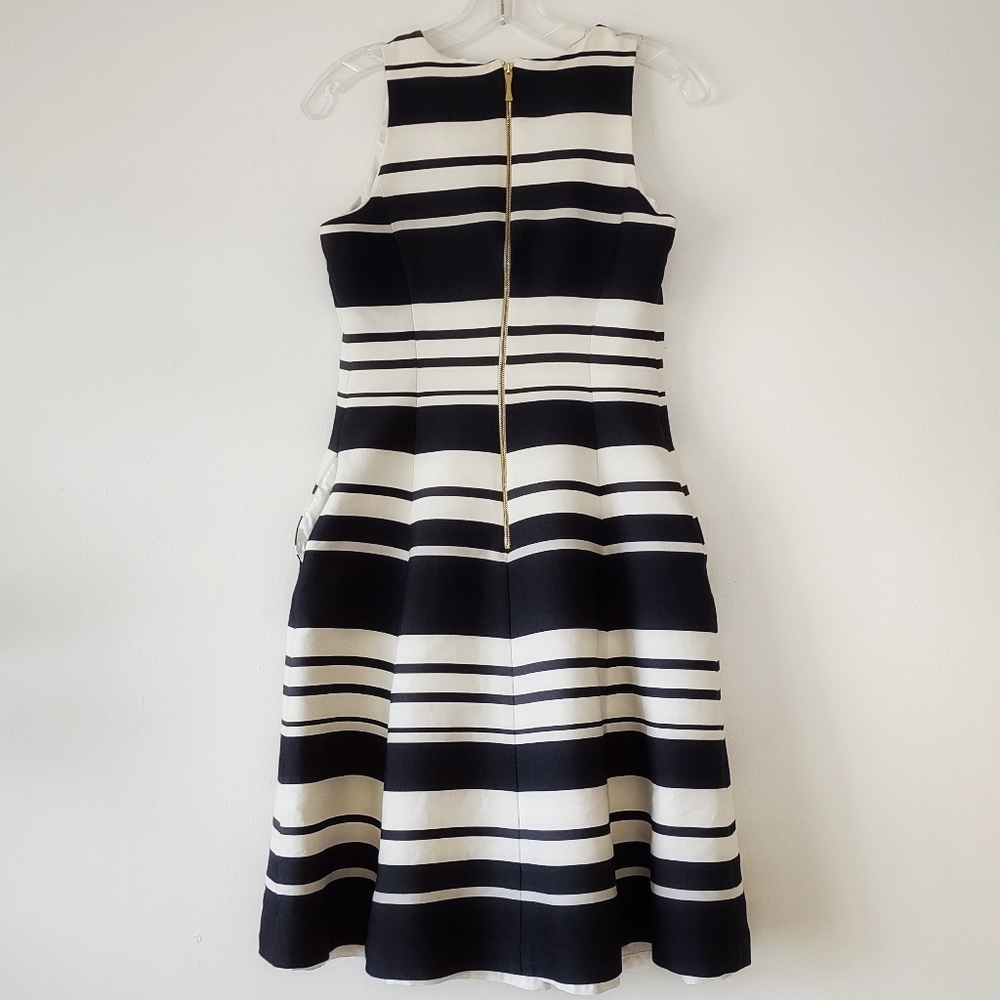 Kate Spade Black and White Striped Dress - Picture 4 of 8